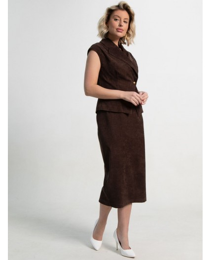 Юбка Ялта (шоколадная) Ю15361-10М
