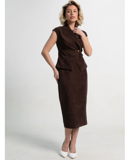 Юбка Ялта (шоколадная) Ю15361-10М