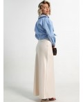 Юбка атласная Эвелин (сливочная) Ю15382-25М