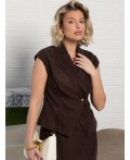 Жилет Анабель (шоколадный) Б15362-10М