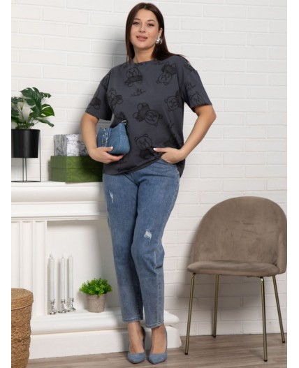 Футболка Бриса (графит) Б15369-20М