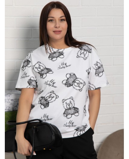 Футболка Бриса (белая) Б15370-20М