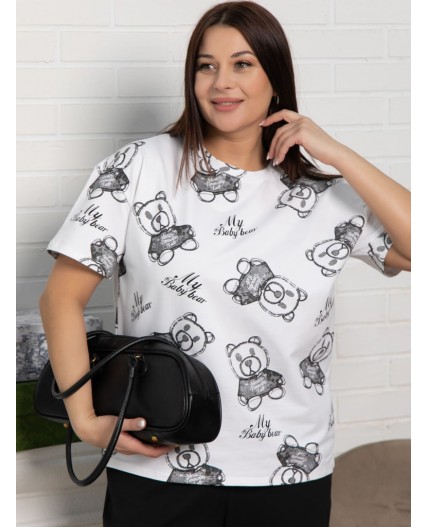 Футболка Бриса (белая) Б15370-20М