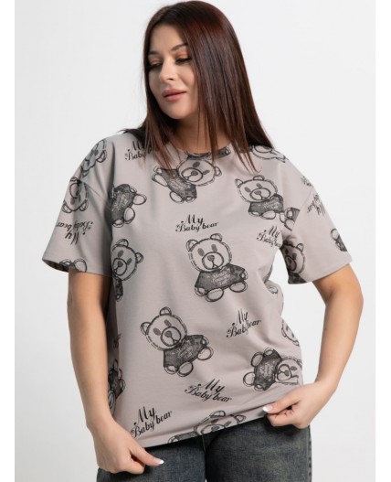 Футболка Бриса (серая) Б15371-20М