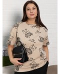 Футболка Бриса (бежевая) Б15372-20М