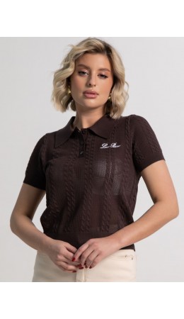 Поло Важный момент (шоколад) Б15377-7М