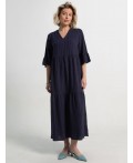 Платье бохо Марисоль (темно-синее) П15387-8М