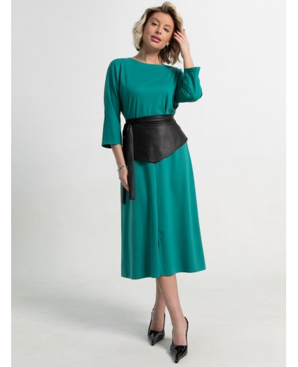 Платье Эмилия (зеленое море) П15388-18М