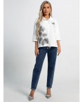 Блуза Экзотика (белая) Б15424-18М