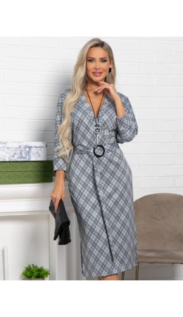 Платье Фокси (серое) П15438-4М