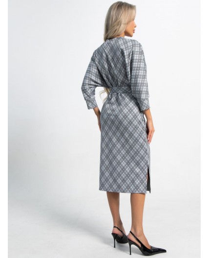 Платье Фокси (серое) П15438-4М