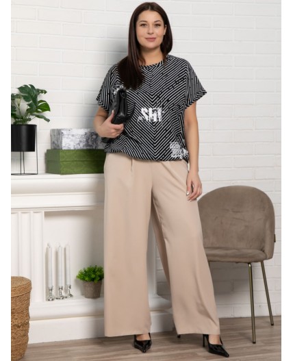 Блуза Ханна (черная) Б15461-20М