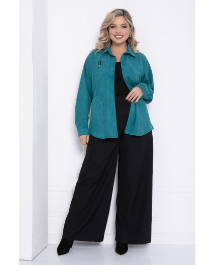 Рубашка Милолика (бирюзовая) Б15439-18М