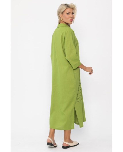 Платье Мирослава (лайм) П15470-7М