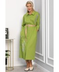 Платье Мирослава (лайм) П15470-7М