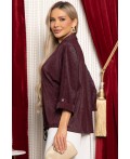Блуза Ариозо (темно-бордовая) Б14932-24М