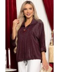 Блуза Ариозо (темно-бордовая) Б14932-24М