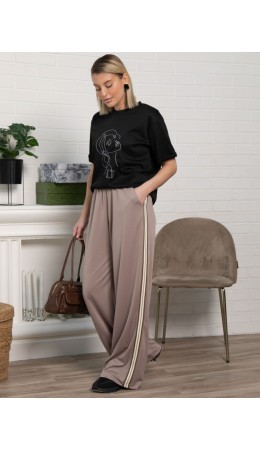 Брюки Аларика (пыльная роза) Б15102-5М