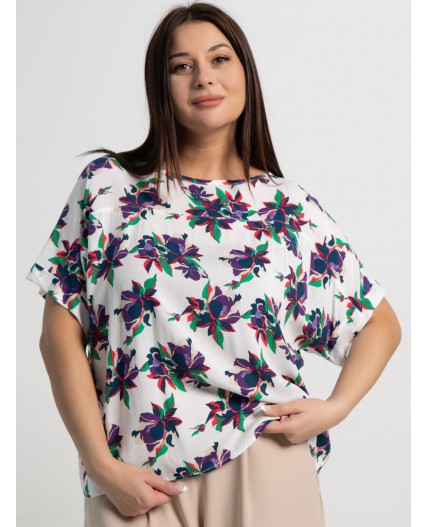Блуза Элина (белая) Б15249-13М