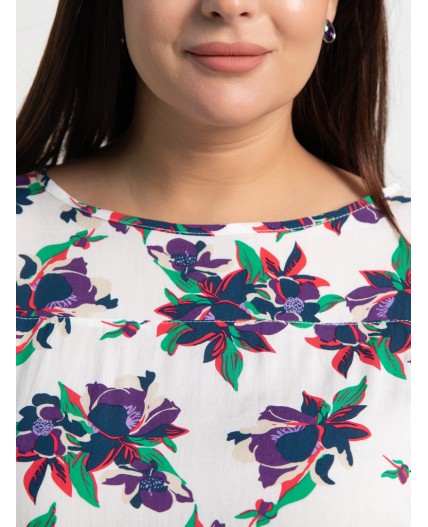 Блуза Элина (белая) Б15249-13М