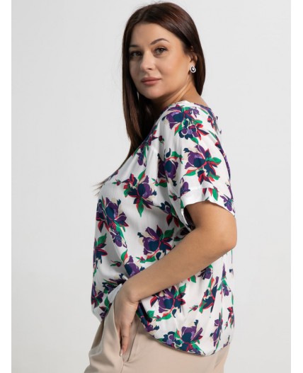 Блуза Элина (белая) Б15249-13М