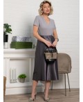 Юбка Коссаль (пыльно-графитовая) Ю15316-46М