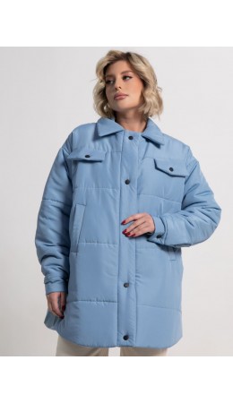Куртка демисезонная Асель (голубая) Б15317-39М