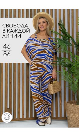 Костюм Асвари (сине-коричневый) К15338-5М