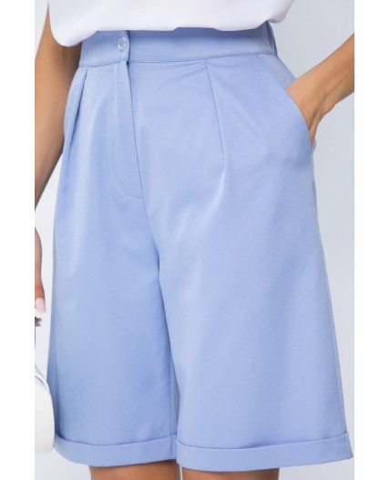 Костюм с шортами Мерано (бело-голубой) К15339-5М