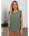 Блуза Карлотта (зеленая) Б15402-50М