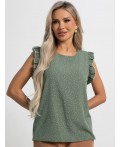 Блуза Карлотта (зеленая) Б15402-50М