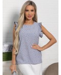Блуза Карлотта (серая) Б15403-50М
