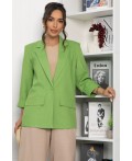 Пиджак льняной Мэрлин (зеленый) Б15429-7М