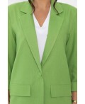 Пиджак льняной Мэрлин (зеленый) Б15429-7М