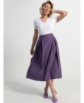 Юбка миди Мариэтта (фиолетовая) Ю14389-16М