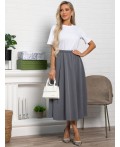 Юбка Льюис (серая) Ю15476-10М