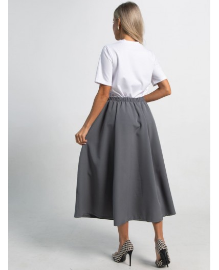 Юбка Льюис (серая) Ю15476-10М