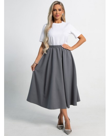 Юбка Льюис (серая) Ю15476-10М