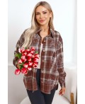 Рубашка Вивиан (коричневая) Б15486-45М