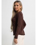 Блуза Новелла (шоколад) Б15492-24М