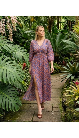 Платье Неповторимая (оранжевое) П15500-34М