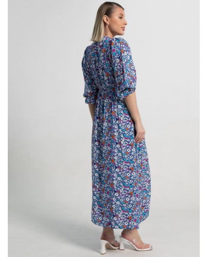 Платье Неповторимая (голубое) П15501-34М