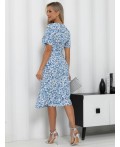 Платье Тоскана (бело-голубое) П15512-45М