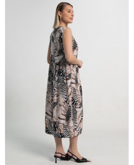 Платье Мелроз (бежевое) П15519-25М