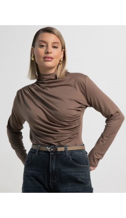 Лонгслив Тайна сердца (коричневый) Б15510-7М