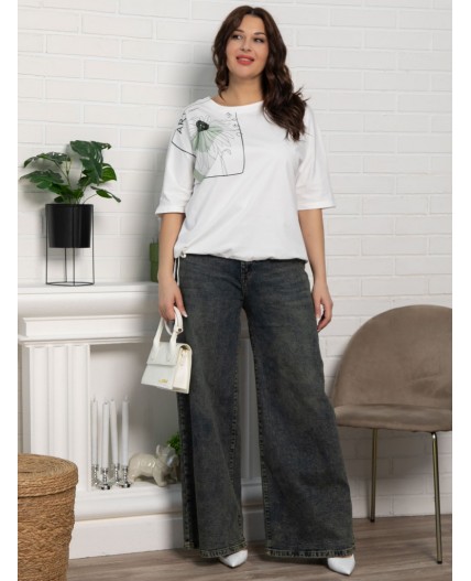 Блуза Злата (белая) Б15525-4М