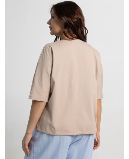 Блуза Злата (бежевая) Б15526-4М