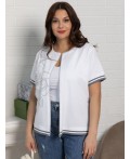 Блуза Бэлла (белая) Б15533-20М