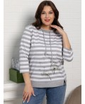 Блуза Кэролл (серая) Б15543-20М