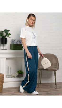 Брюки Аларика (темно-лазурный) Б15099-5М